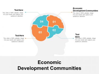 Economic development communities ppt powerpoint presentation ideas pictures cpb