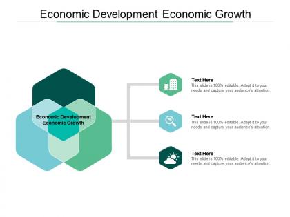 Economic development economic growth ppt powerpoint template cpb