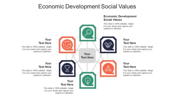Economic development social values ppt powerpoint presentation styles mockup cpb