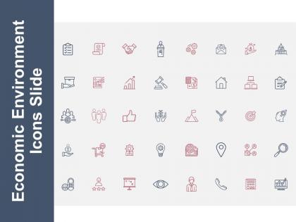 Economic environment icons slide magnify glass ppt powerpoint presentation styles slide