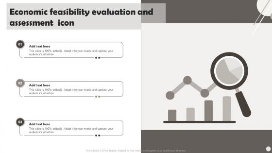Economic Feasibility Evaluation And Assessment Icon