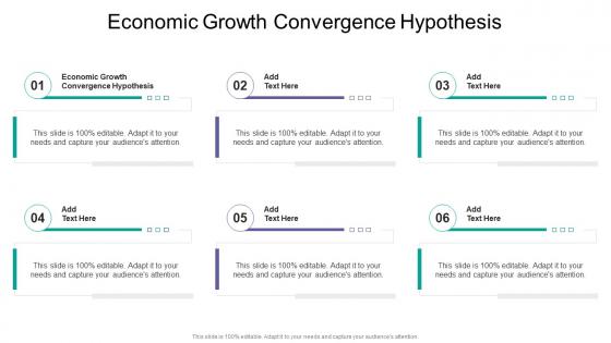 Economic Growth Convergence Hypothesis In Powerpoint And Google Slides Cpb