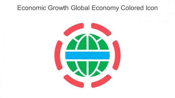 Economic Growth Global Economy Colored Icon In Powerpoint Pptx Png And Editable Eps Format