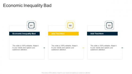 Economic Inequality Bad In Powerpoint And Google Slides Cpb