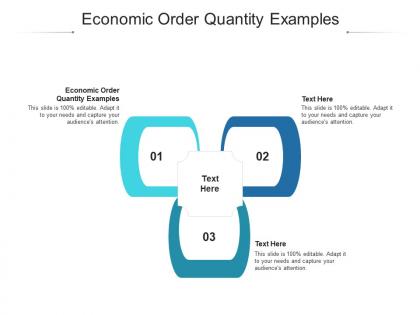 Economic order quantity examples ppt powerpoint presentation layouts file formats cpb