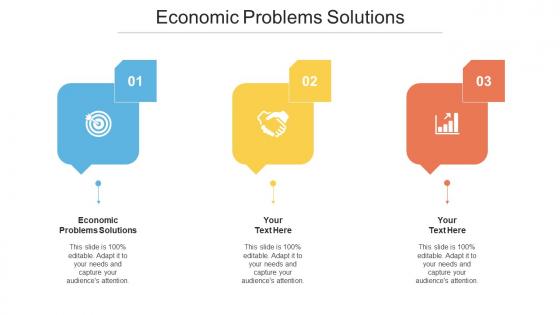 Economic Problems Solutions Ppt Powerpoint Presentation Portfolio Structure Cpb