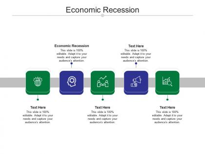 Economic recession ppt powerpoint presentation show cpb