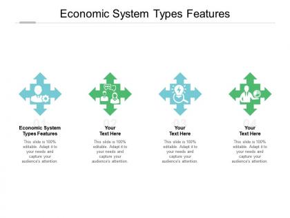 Economic system types features ppt powerpoint presentation gallery templates cpb