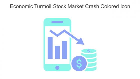 Economic Turmoil Stock Market Crash Colored Icon In Powerpoint Pptx Png And Editable Eps Format