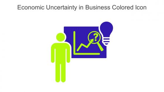 Economic Uncertainty In Business Colored Icon In Powerpoint Pptx Png And Editable Eps Format
