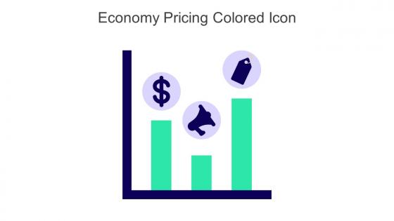 Economy Pricing Colored Icon In Powerpoint Pptx Png And Editable Eps Format