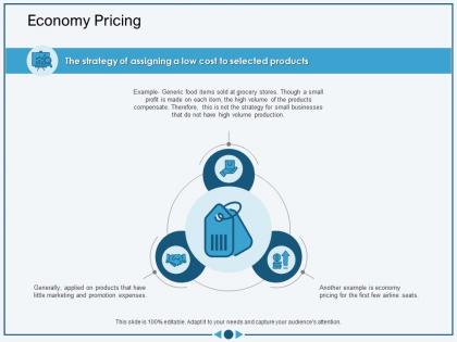 Economy pricing not the strategy ppt powerpoint presentation professional portrait