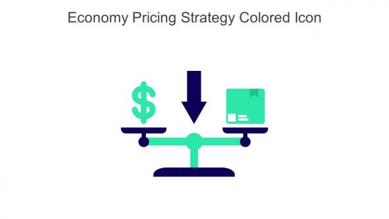 Economy Pricing Strategy Colored Icon In Powerpoint Pptx Png And Editable Eps Format