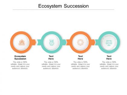 Ecosystem succession ppt powerpoint presentation professional outfit cpb