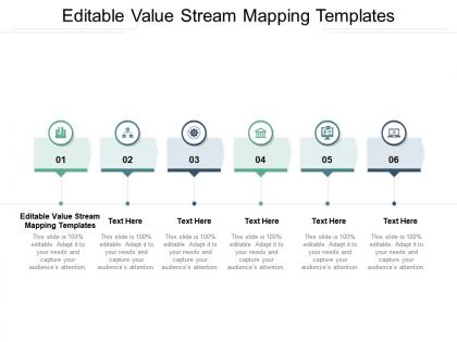Editable value stream mapping templates ppt powerpoint presentation inspiration professional cpb