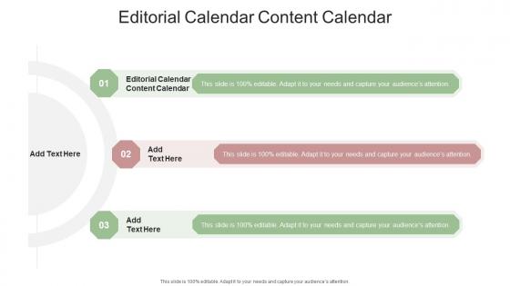 Editorial Calendar Content Calendar In Powerpoint And Google Slides Cpb