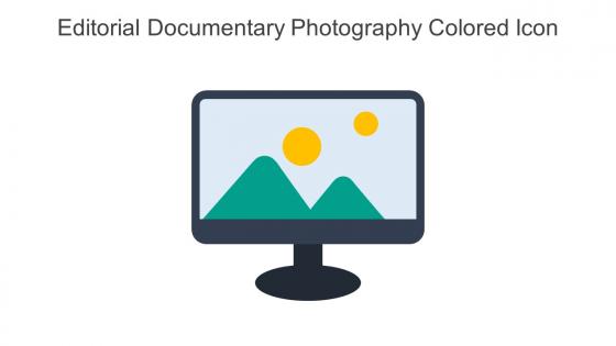 Editorial Documentary Photography Colored Icon In Powerpoint Pptx Png And Editable Eps Format