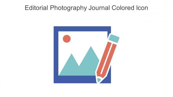 Editorial Photography Journal Colored Icon Icon In Powerpoint Pptx Png And Editable Eps Format
