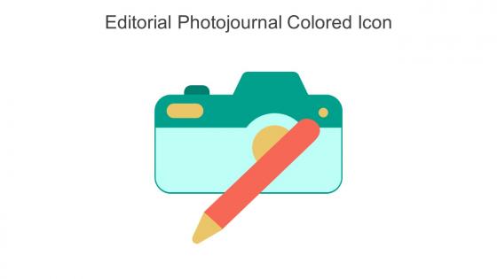 Editorial Photojournal Colored Icon In Powerpoint Pptx Png And Editable Eps Format