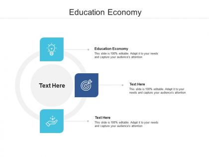 Education economy ppt powerpoint presentation styles example cpb