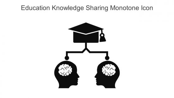 Education Knowledge Sharing Monotone Icon In Powerpoint Pptx Png And Editable Eps Format