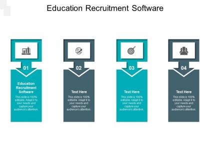 Education recruitment software ppt powerpoint presentation portfolio gridlines cpb