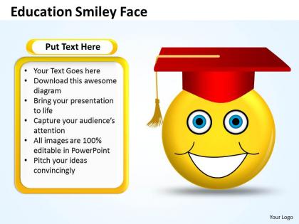 Education smiley face