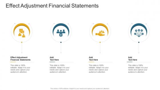 Effect Adjustment Financial Statements In Powerpoint And Google Slides Cpb