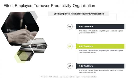 Effect Employee Turnover Productivity Organization In Powerpoint And Google Slides Cpb
