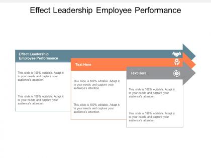 Effect leadership employee performance ppt powerpoint presentation infographics templates cpb