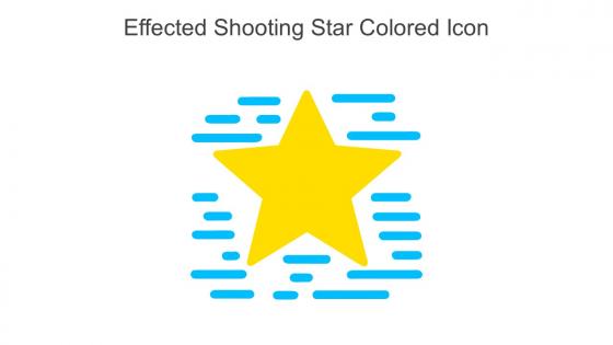 Effected Shooting Star Colored Icon In Powerpoint Pptx Png And Editable Eps Format
