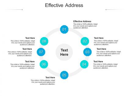 Effective address ppt powerpoint presentation layouts grid cpb