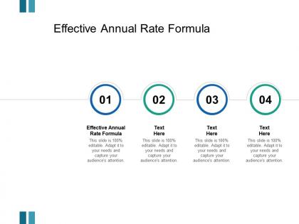 Effective annual rate formula ppt powerpoint presentation professional slides cpb