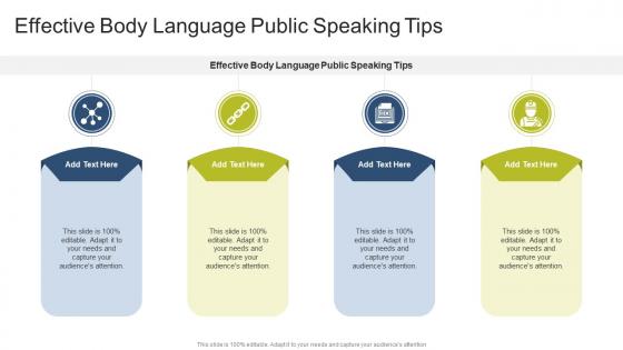 Effective Body Language Public Speaking Tips In Powerpoint And Google Slides Cpb