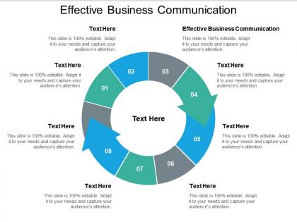 Effective business communication ppt powerpoint presentation ideas show cpb