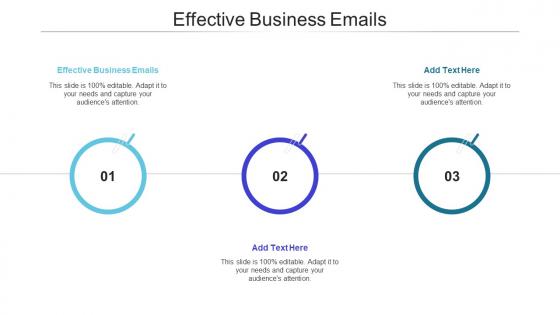 Effective Business Emails Ppt Powerpoint Presentation Infographics Graphics Example Cpb