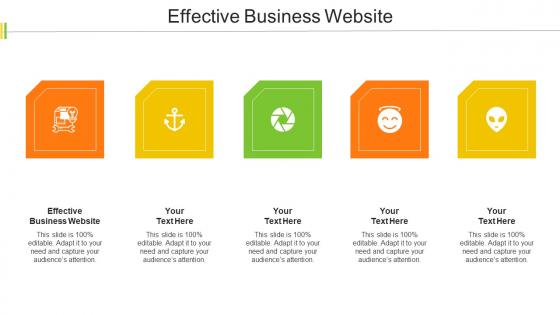 Effective Business Website Ppt Powerpoint Presentation Portfolio Topics Cpb
