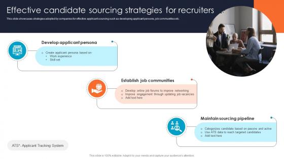 Effective Candidate Sourcing Strategies For Recruiters Improving Hiring Accuracy Through Data CRP DK SS