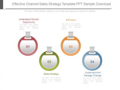 Effective channel sales strategy template ppt sample download
