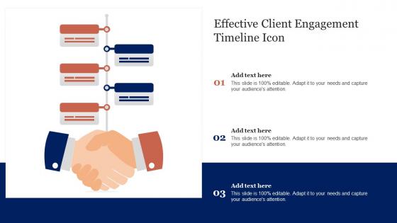 Effective Client Engagement Timeline Icon