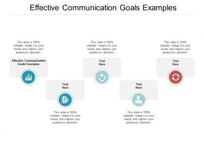 Effective communication goals examples ppt powerpoint presentation outline diagrams cpb