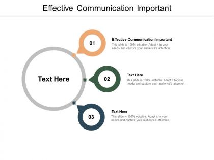 Effective communication important ppt powerpoint presentation layouts cpb