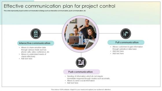 Effective Communication Plan For Project Control