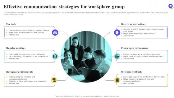Effective Communication Strategies For Workplace Group