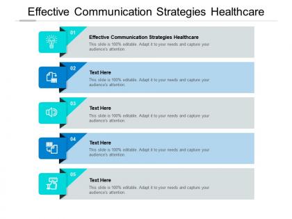 Effective communication strategies healthcare ppt powerpoint presentation layouts mockup cpb