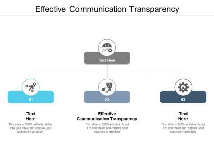 Effective communication transparency ppt powerpoint presentation slides grid cpb