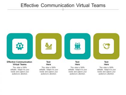 Effective communication virtual teams ppt powerpoint presentation infographic template portfolio cpb