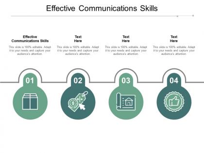 Effective communications skills ppt powerpoint presentation portfolio elements cpb