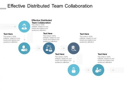 Effective distributed team collaboration ppt powerpoint presentation slides icon cpb