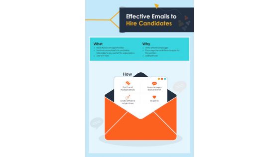 Effective Email To Hire Potential Candidates